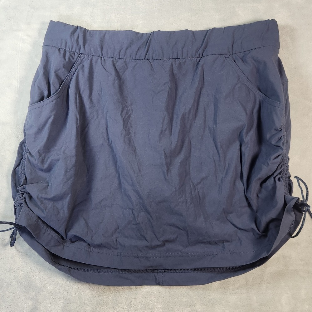 Columbia Skort Womens Omni Shield Anytime Casual Tie Sides Navy sz XL